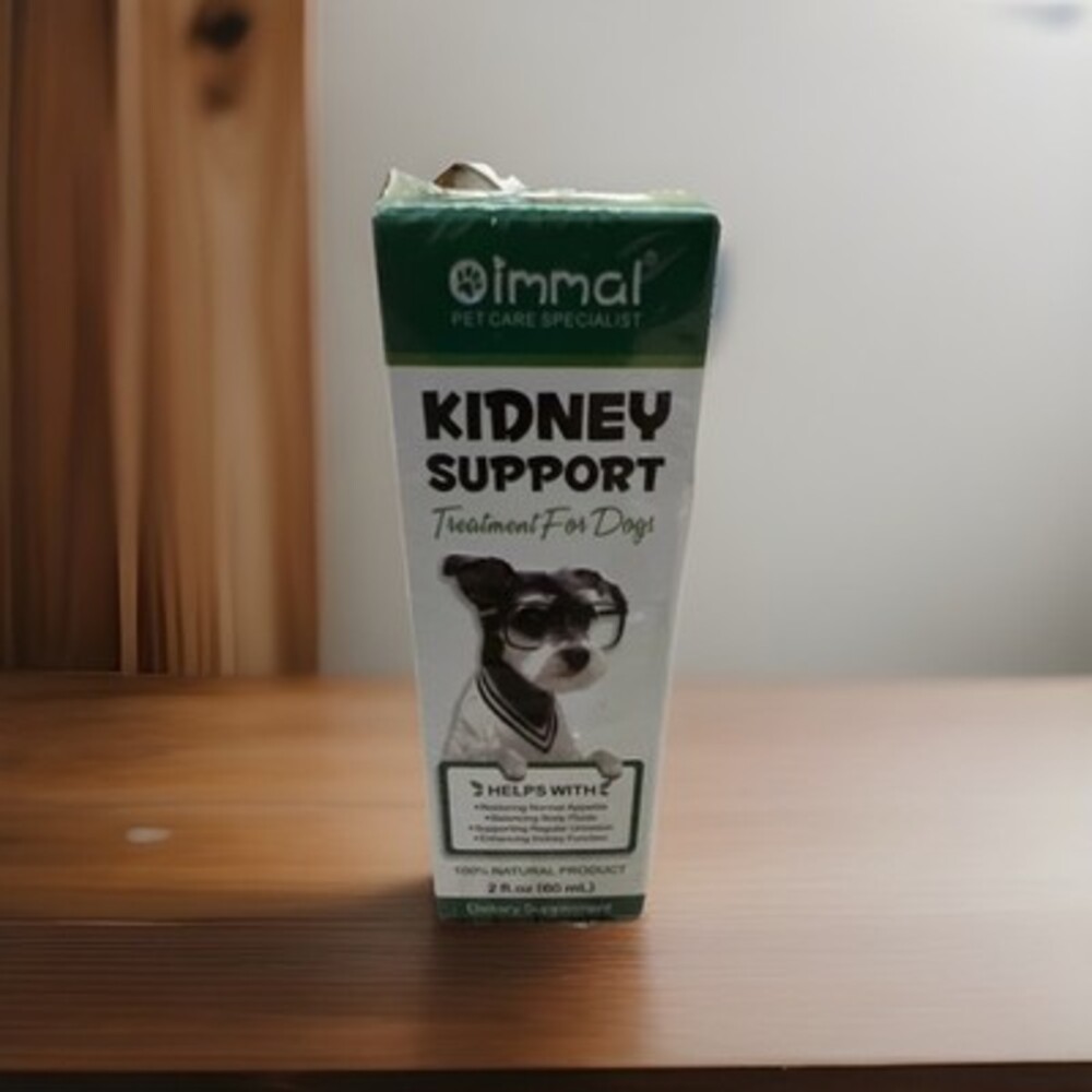 Oimmal Kidney Support Liquid Supplement for Dogs All Sizes 2 oz